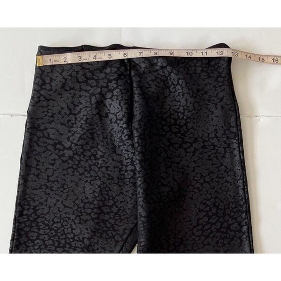 Lysse Animal Print Legging Women M Black Stretch Tommy Control High Rise - Picture 3 of 11
